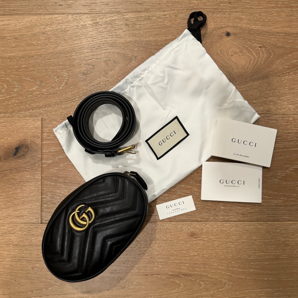 Gucci GG Marmont Matelasse Belt Bag